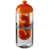 H2O OCTAVE TRITAN 600 ML DOME LID BOTTLE & INFUSER in Clear Transparent
