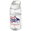 H2O OCTAVE TRITAN 600 ML SPOUT LID SPORTS BOTTLE in Clear Transparent