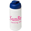 Branded Promotional BASELINE¬Æ PLUS 500 ML FLIP LID SPORTS BOTTLE in White Solid-blue Sports Drink Bottle From Concept Incentives.