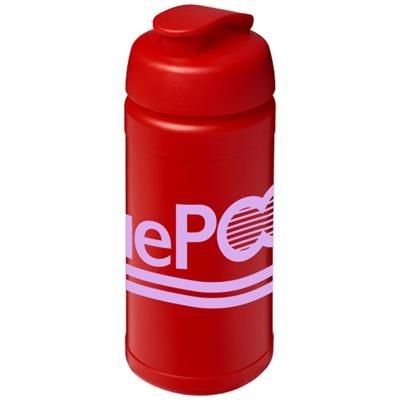 Branded Promotional BASELINE¬Æ PLUS 500 ML FLIP LID SPORTS BOTTLE in Red Sports Drink Bottle From Concept Incentives.