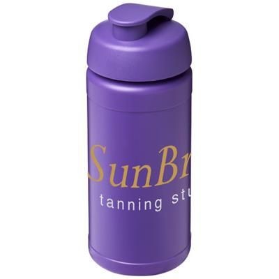 Branded Promotional BASELINE¬Æ PLUS 500 ML FLIP LID SPORTS BOTTLE in Purple Sports Drink Bottle From Concept Incentives.