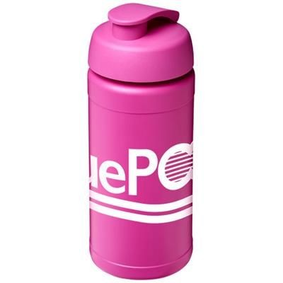 Branded Promotional BASELINE¬Æ PLUS 500 ML FLIP LID SPORTS BOTTLE in Pink Sports Drink Bottle From Concept Incentives.