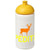 Branded Promotional BASELINE¬Æ PLUS 500 ML DOME LID SPORTS BOTTLE in White Solid-yellow Sports Drink Bottle From Concept Incentives.