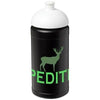 Branded Promotional BASELINE¬Æ PLUS 500 ML DOME LID SPORTS BOTTLE in Black Solid-white Solid Sports Drink Bottle From Concept Incentives.