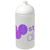 Branded Promotional BASELINE¬Æ PLUS 500 ML DOME LID SPORTS BOTTLE in Transparent-white Solid Sports Drink Bottle From Concept Incentives.