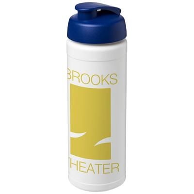 Branded Promotional BASELINE¬Æ PLUS 750 ML FLIP LID SPORTS BOTTLE in White Solid-blue Sports Drink Bottle From Concept Incentives.