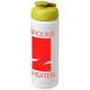 Branded Promotional BASELINE¬Æ PLUS 750 ML FLIP LID SPORTS BOTTLE in White Solid-lime Green Sports Drink Bottle From Concept Incentives.