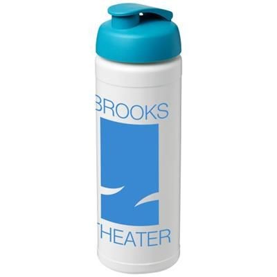 Branded Promotional BASELINE¬Æ PLUS 750 ML FLIP LID SPORTS BOTTLE in White Solid-aqua Sports Drink Bottle From Concept Incentives.