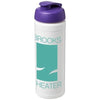 Branded Promotional BASELINE¬Æ PLUS 750 ML FLIP LID SPORTS BOTTLE in White Solid-purple Sports Drink Bottle From Concept Incentives.