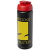 Branded Promotional BASELINE¬Æ PLUS 750 ML FLIP LID SPORTS BOTTLE in Black Solid-red Sports Drink Bottle From Concept Incentives.