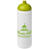 Branded Promotional BASELINE¬Æ PLUS 750 ML DOME LID SPORTS BOTTLE in White Solid-lime Green Sports Drink Bottle From Concept Incentives.