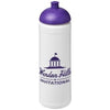 Branded Promotional BASELINE¬Æ PLUS 750 ML DOME LID SPORTS BOTTLE in White Solid-purple Sports Drink Bottle From Concept Incentives.