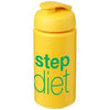 Branded Promotional BASELINE¬Æ PLUS GRIP 500 ML FLIP LID SPORTS BOTTLE in Yellow Sports Drink Bottle From Concept Incentives.