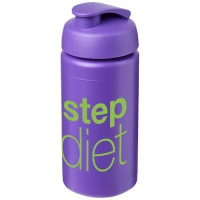 Branded Promotional BASELINE¬Æ PLUS GRIP 500 ML FLIP LID SPORTS BOTTLE in Purple Sports Drink Bottle From Concept Incentives.