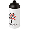 Branded Promotional BASELINE¬Æ PLUS GRIP 500 ML DOME LID SPORTS BOTTLE in White Solid-black Solid Sports Drink Bottle From Concept Incentives.