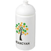 Branded Promotional BASELINE¬Æ PLUS GRIP 500 ML DOME LID SPORTS BOTTLE in White Solid Sports Drink Bottle From Concept Incentives.