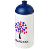 Branded Promotional BASELINE¬Æ PLUS GRIP 500 ML DOME LID SPORTS BOTTLE in White Solid-blue Sports Drink Bottle From Concept Incentives.