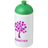 Branded Promotional BASELINE¬Æ PLUS GRIP 500 ML DOME LID SPORTS BOTTLE in White Solid-green Sports Drink Bottle From Concept Incentives.