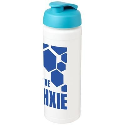 Branded Promotional BASELINE¬Æ PLUS GRIP 750 ML FLIP LID SPORTS BOTTLE in White Solid-aqua Sports Drink Bottle From Concept Incentives.