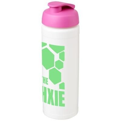 Branded Promotional BASELINE¬Æ PLUS GRIP 750 ML FLIP LID SPORTS BOTTLE in White Solid-pink Sports Drink Bottle From Concept Incentives.