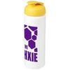 Branded Promotional BASELINE¬Æ PLUS GRIP 750 ML FLIP LID SPORTS BOTTLE in White Solid-yellow Sports Drink Bottle From Concept Incentives.