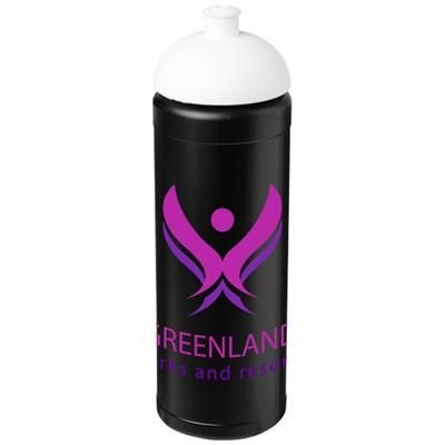 Branded Promotional BASELINE¬Æ PLUS GRIP 750 ML DOME LID SPORTS BOTTLE in Black Solid-white Solid Sports Drink Bottle From Concept Incentives.