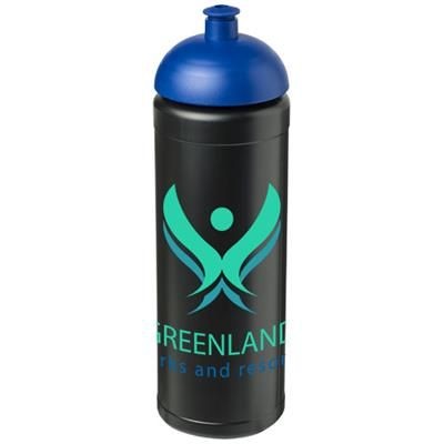 Branded Promotional BASELINE¬Æ PLUS GRIP 750 ML DOME LID SPORTS BOTTLE in Black Solid-blue Sports Drink Bottle From Concept Incentives.