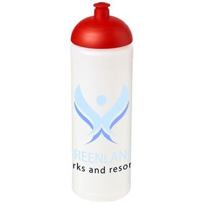 Branded Promotional BASELINE¬Æ PLUS GRIP 750 ML DOME LID SPORTS BOTTLE in Transparent-red Sports Drink Bottle From Concept Incentives.