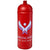 Branded Promotional BASELINE¬Æ PLUS GRIP 750 ML DOME LID SPORTS BOTTLE in Red Sports Drink Bottle From Concept Incentives.