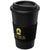 Branded Promotional AMERICANO¬Æ MIDNIGHT GRIP 350 ML THERMAL INSULATED TUMBLER in Black Solid Travel Mug From Concept Incentives.