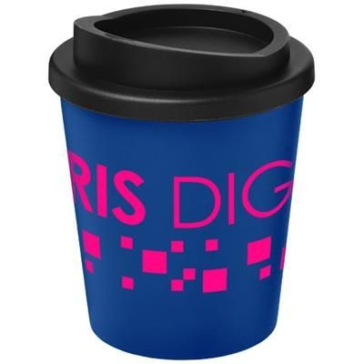 Branded Promotional AMERICANO¬Æ ESPRESSO 250 ML THERMAL INSULATED TUMBLER in Blue-black Solid Travel Mug From Concept Incentives.