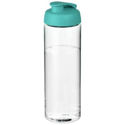 Branded Promotional H2O VIBE 850 ML FLIP LID SPORTS BOTTLE in Transparent-aqua Blue Sports Drink Bottle From Concept Incentives.