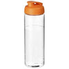 H2O VIBE 850 ML FLIP LID SPORTS BOTTLE in Clear Transparent