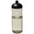 Branded Promotional H2O ECO 650 ML DOME LID SPORTS BOTTLE in Charcoal-black Solid Sports Drink Bottle From Concept Incentives.