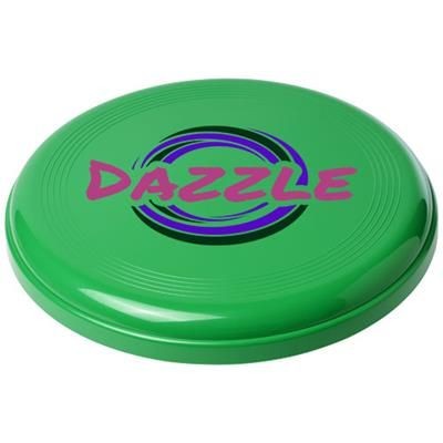 Branded Promotional CRUZ MEDIUM PLASTIC FRISBEE in Green Frisbee From Concept Incentives.