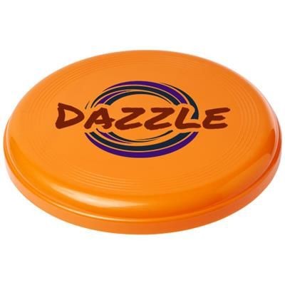 Branded Promotional CRUZ MEDIUM PLASTIC FRISBEE in Orange Frisbee From Concept Incentives.