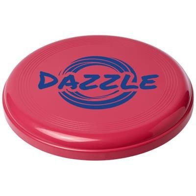 Branded Promotional CRUZ MEDIUM PLASTIC FRISBEE in Pink Frisbee From Concept Incentives.