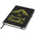 Branded Promotional NOIR MEDIUM NOTE BOOK in Black Jotter From Concept Incentives.