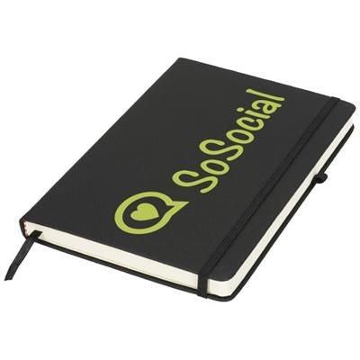 Branded Promotional RIVISTA MEDIUM NOTE BOOK in Black Jotter from Concept Incentives