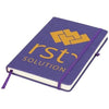 Branded Promotional RIVISTA MEDIUM NOTE BOOK in Purple Jotter from Concept Incentives