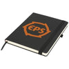 Branded Promotional RIVISTA LARGE NOTE BOOK in Black Jotter From Concept Incentives.
