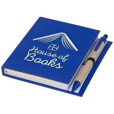 Branded Promotional COLOURS COMBO PAD with Pen in Blue Note Pad From Concept Incentives.