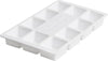Branded Promotional CHILL CUSTOMISABLE ICE CUBE TRAY in White from Concept Incentives