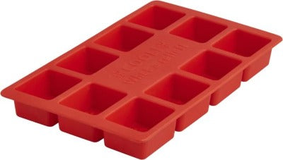 Branded Promotional CHILL CUSTOMISABLE ICE CUBE TRAY in Red from Concept Incentives