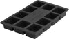 Branded Promotional CHILL CUSTOMISABLE ICE CUBE TRAY in Black from Concept Incentives