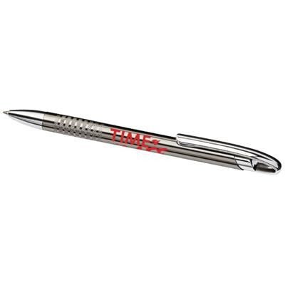 Branded Promotional CYGNET METAL BALL PEN-GY in Grey Pen From Concept Incentives.