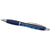 Branded Promotional METAL CURVY BALL PEN-BL in Blue Pen From Concept Incentives.