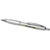 Branded Promotional METAL CURVY BALL PEN-SL in Silver Pen From Concept Incentives.