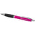 Branded Promotional CURVY SOFT FEEL BP-PK in Pink Pen From Concept Incentives.