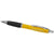 Branded Promotional CURVY SOFT FEEL BP-YW in Yellow Pen From Concept Incentives.